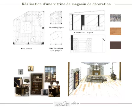 Projet vitrine de magasin